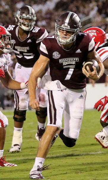 Fitzgerald, No. 16 Mississippi State rout La.-Layayette